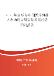 2025年全球與中國弧焊機器人市場調查研究與發展趨勢預測報告