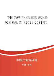 中國錨桿行業現狀調研及趨勢分析報告（2025-2031年）