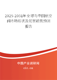 2025-2031年全球與中國航空閥市場現狀及前景趨勢預測報告