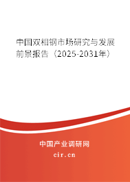 中國雙相鋼市場研究與發展前景報告（2025-2031年）