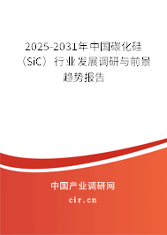 2025-2031年中國碳化硅（SiC）行業發展調研與前景趨勢報告