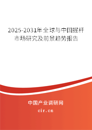 2025-2031年全球與中國握桿市場研究及前景趨勢報告 2025-2031年全球與中國握桿市場研究及前景趨勢報告