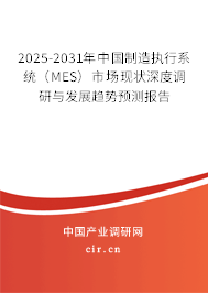 2025-2031年中國制造執行系統（MES）市場現狀深度調研與發展趨勢預測報告