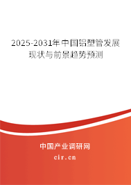 2025-2031年中國鋁塑管發(fā)展現(xiàn)狀與前景趨勢預測 2025-2031年中國鋁塑管發(fā)展現(xiàn)狀與前景趨勢預測