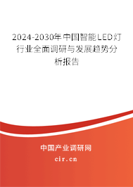 2024-2030年中國智能LED燈行業全面調研與發展趨勢分析報告