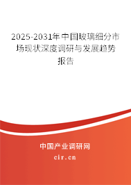 2025-2031年中國玻璃細分市場現狀深度調研與發展趨勢報告