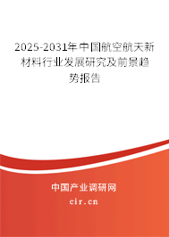 2025-2031年中國航空航天新材料行業發展研究及前景趨勢報告