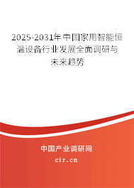 2024-2030年中國家用智能恒溫設備行業發展全面調研與未來趨勢
