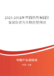 2025-2031年中國商用車園區發展現狀與市場前景預測