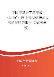 中國甲基異丁基甲醇（MIBC）行業現狀分析與發展前景研究報告（2025年版）