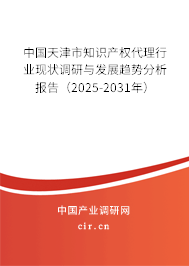 中國天津市知識產權代理行業現狀調研與發展趨勢分析報告（2025-2031年）
