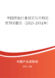 中國文胸行業研究與市場前景預測報告（2025-2031年）