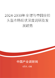 2024-2030年全球與中國全臉頭盔市場現狀深度調研及發展趨勢