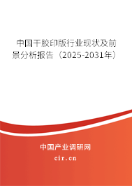 中國干膠印版行業現狀及前景分析報告（2025-2031年）