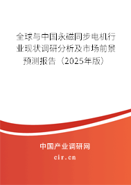 全球與中國永磁同步電機行業(yè)現(xiàn)狀調(diào)研分析及市場前景預(yù)測報告（2025年版）