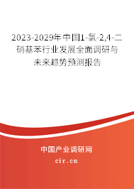 2023-2029年中國1-氯-2,4-二硝基苯行業發展全面調研與未來趨勢預測報告