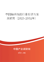 中國軸承擋圈行業(yè)現狀與發(fā)展趨勢（2025-2031年）