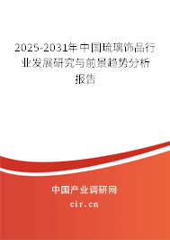 2024-2030年中國琉璃飾品行業發展研究與前景趨勢分析報告