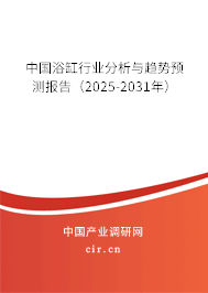 中國浴缸行業分析與趨勢預測報告（2025-2031年）