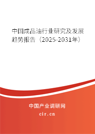 中國成品油行業(yè)研究及發(fā)展趨勢報(bào)告（2025-2031年）