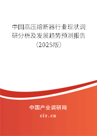 中國高壓熔斷器行業現狀調研分析及發展趨勢預測報告（2025版）