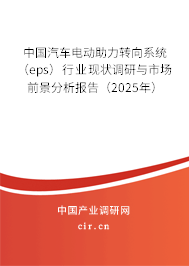 中國汽車電動助力轉向系統（eps）行業現狀調研與市場前景分析報告（2025年）