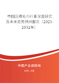 中國壓縮毛巾行業深度研究及未來走勢預測報告（2025-2031年）