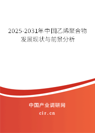 2025-2031年中國乙烯聚合物發展現狀與前景分析