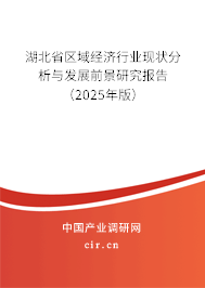 湖北省區域經濟行業現狀分析與發展前景研究報告（2025年版）