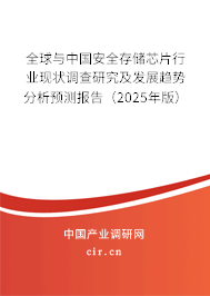 全球與中國安全存儲芯片行業(yè)現(xiàn)狀調(diào)查研究及發(fā)展趨勢分析預(yù)測報告（2025年版）