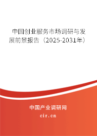中國創業服務市場調研與發展前景報告（2025-2031年）