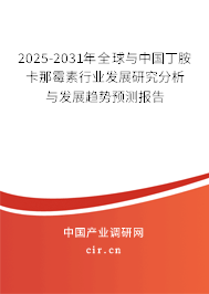 2025-2031年全球與中國丁胺卡那霉素行業(yè)發(fā)展研究分析與發(fā)展趨勢預(yù)測報(bào)告