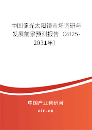 中國(guó)偏光太陽(yáng)鏡市場(chǎng)調(diào)研與發(fā)展前景預(yù)測(cè)報(bào)告（2025-2031年）