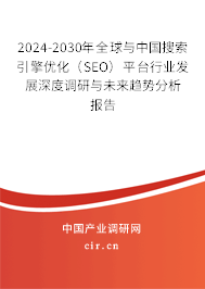 2024-2030年全球與中國搜索引擎優化（SEO）平臺行業發展深度調研與未來趨勢分析報告