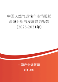 中國天然氣運(yùn)輸車市場(chǎng)現(xiàn)狀調(diào)研分析與發(fā)展趨勢(shì)報(bào)告（2025-2031年）
