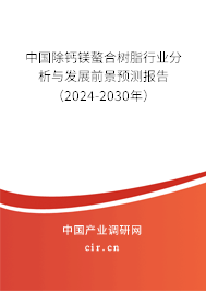 中國(guó)除鈣鎂螯合樹脂行業(yè)分析與發(fā)展前景預(yù)測(cè)報(bào)告（2024-2030年）
