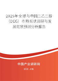 2025年全球與中國二乙二醇（DEG）市場現(xiàn)狀調研與發(fā)展前景預測分析報告