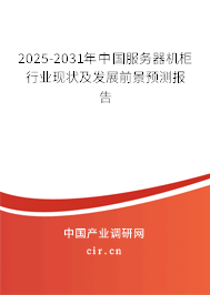 2025-2031年中國服務器機柜行業現狀及發展前景預測報告