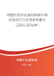 中國熱泵熱水器控制器市場調查研究與前景趨勢報告（2025-2031年）
