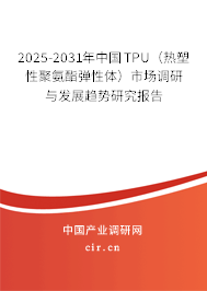 2025-2031年中國TPU（熱塑性聚氨酯彈性體）市場調研與發展趨勢研究報告