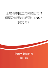 全球與中國二元掩膜版市場調研及前景趨勢預測（2025-2031年）