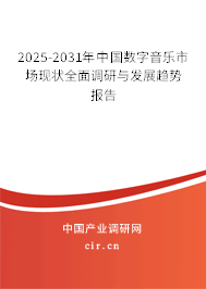 2025-2031年中國數字音樂市場現狀全面調研與發展趨勢報告