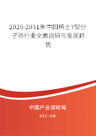 2025-2031年中國(guó)稀土Y型分子篩行業(yè)全面調(diào)研與發(fā)展趨勢(shì) 2025-2031年中國(guó)稀土Y型分子篩行業(yè)全面調(diào)研與發(fā)展趨勢(shì)
