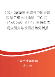 2024-2030年全球與中國異氰尿酸三縮水甘油酯（TGIC） （CAS 2451-62-9）市場深度調查研究與發展趨勢分析報告
