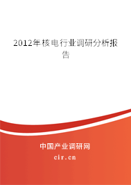 2012年核電行業調研分析報告