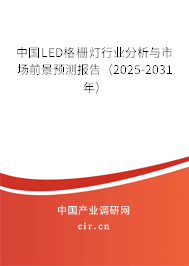 中國LED格柵燈行業分析與市場前景預測報告（2025-2031年）