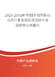 2025-2031年中國手機用振動馬達行業發展現狀調研與發展趨勢分析報告