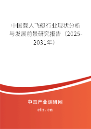 中國載人飛艇行業現狀分析與發展前景研究報告(2025-2031年) 中國載人飛艇行業現狀分析與發展前景研究報告(2025-2031年)
