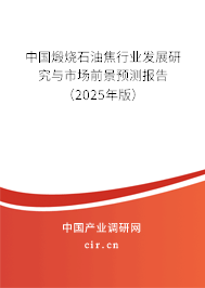 中國煅燒石油焦行業(yè)發(fā)展研究與市場前景預測報告（2025年版）